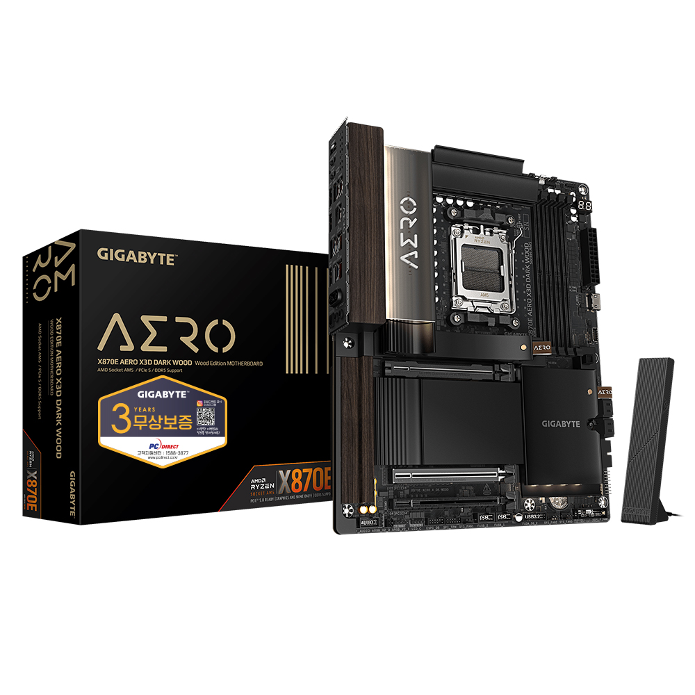 X870E AERO X3D DARK WOOD 피씨디렉트