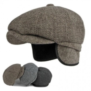Rly 남성 겨울 모자 헌팅캡 체크 귀달이 29555530