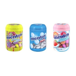 멘토스 바틀 번들 3종 민트 요구르트 사워믹스 120g (6입)_이미지