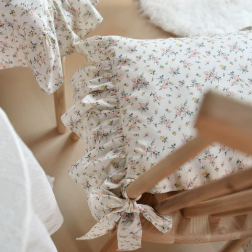 에버그린 로즐리 프릴 의자방석