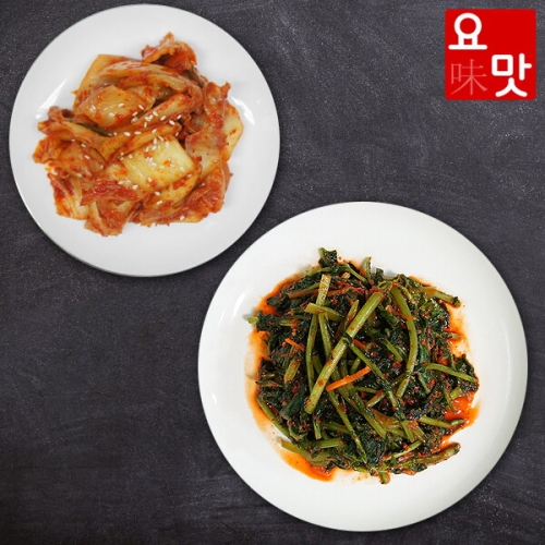  푸드앰프 요맛김치 감칠맛이 풍부한 전라도 열무김치 3kg + 맛김치 2kg [1개]