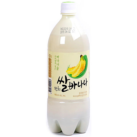내변산(동진주조) 펀치 쌀 바나나 막걸리 950ml (1개)_이미지