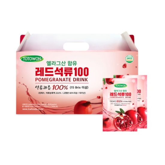 강원식품 토토원 유기농 레드비트 100 80ml 35포 (4개)_이미지