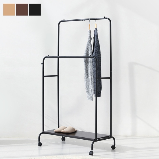 오고르 2단 이동식 선반 행거 800