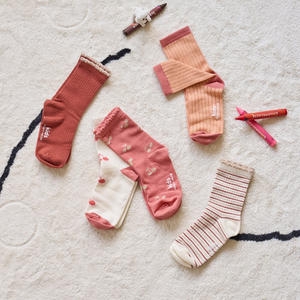 모던하우스 먼데이 투 프라이데이 양말 5P SET 글리터 체리도트 CZ8125066