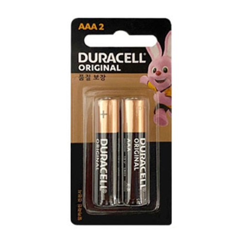 듀라셀 오리지널 알카라인 AAA (2개)