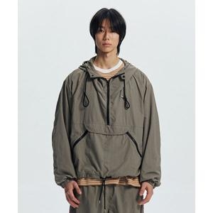 프리즘웍스 FRIZMWORKS 셀럽픽 MONDRIAN LIGHT ANORAK PARKA _ MUD FZWOT045 584_이미지