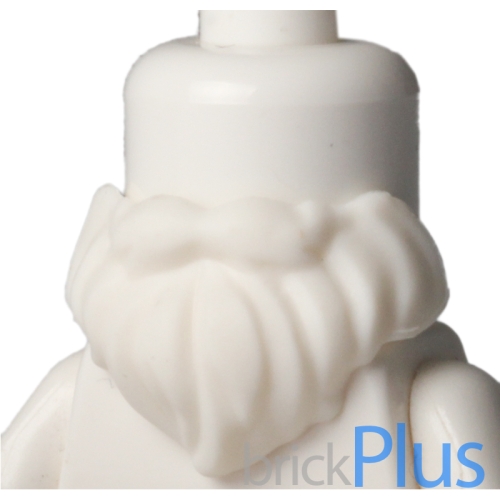 ���� ��ǰ �ٵ���� ��Ÿ�Ҿƹ��� �μ��� White Minifig Beard Medium Short 4610044 93223
