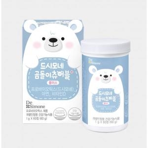 뉴트리바이오텍 드시모네 곰돌이 츄어블 플러스 60정 (6개)_이미지