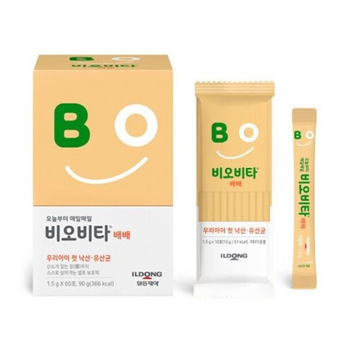 일동제약 비오비타 배배 60포 (1개)