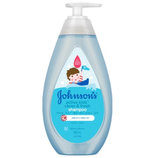 존슨즈베이비 액티브 키즈 클린 앤 프레시 샴푸 500ml (3개)_이미지