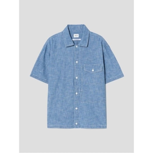 시프트지 Shift.G HalfSleeve Denim Zoom In Shirts Blue GS5465ZM6P