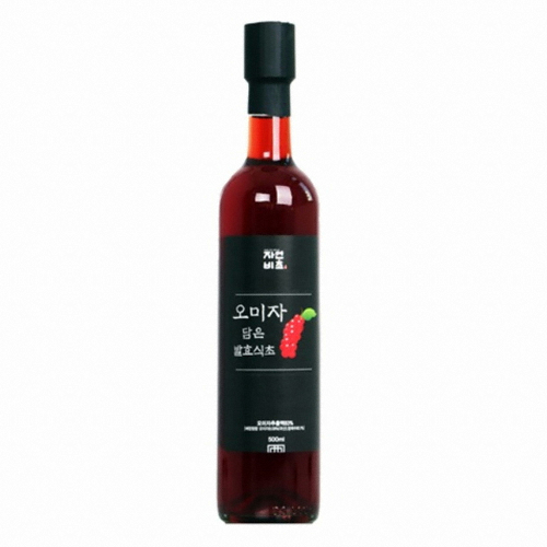 자연비초 오미자담은 발효식초 500ml (1개)
