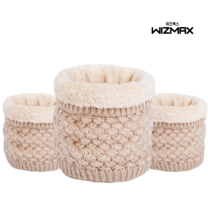 3개1세트 최상급 인조양모 겨울 방한 크로스 니트 넥워머 골프 등산 낚시 아웃도어 목토시 목워머