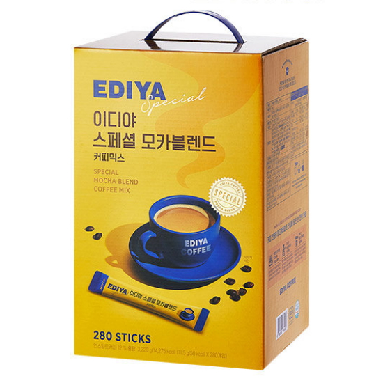 이디야 스페셜 모카블렌드 커피믹스 280T이미지입니다. 누르면 해당 게시물로 새창이동합니다.