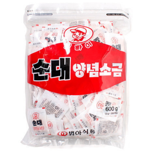 범아식품 뽀빠이 순대양념소금 600g (3g x 200개입)