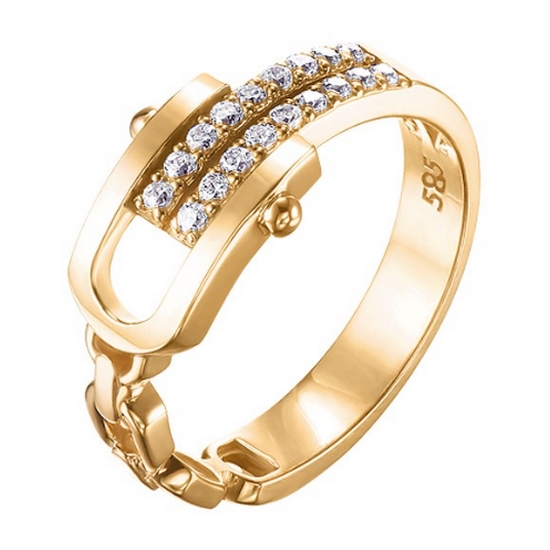 골드앤 18K 프리스틴 반지