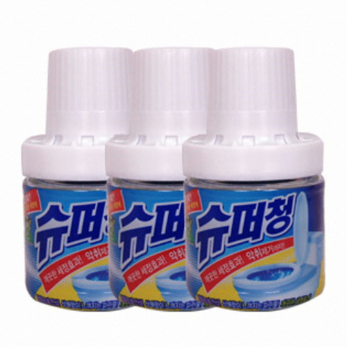 산도깨비 슈퍼청 변기세정제 병타입 180g (3개)_이미지