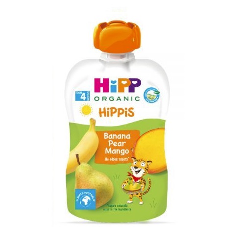 Hipp 바나나 페어 망고 100g (1개)_이미지