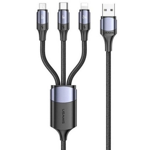 USAMS 66W 3in1 멀티 케이블 US-SJ510 (1.2m)_이미지