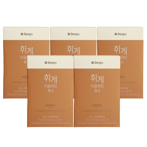 덴프스 휘게 비움라인 효소 2g 30포 (5개)