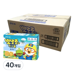 빙그레 뽀로로와 친구들 치즈맛 65g (40개)_이미지