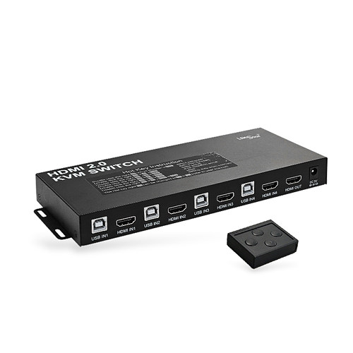 라인업시스템 LANSTAR LS-HDH4KVM 4:1 HDMI KVM 스위치_이미지