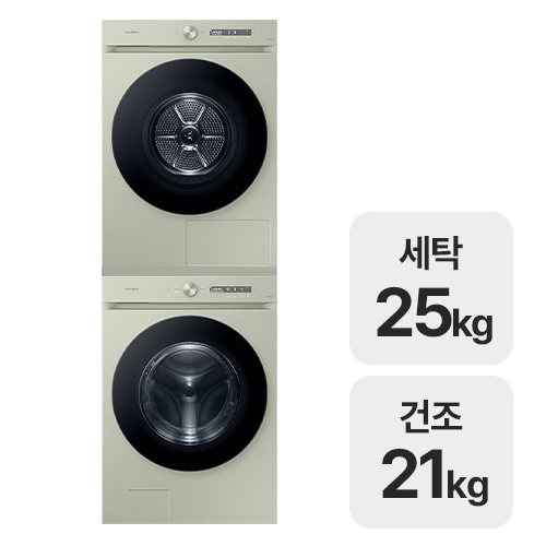 삼성전자 비스포크 AI WF25CB8895BG + DV21CB8890BG_이미지