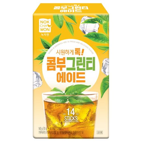 녹차원 콤부 그린티 에이드 14T (3개)