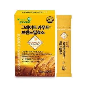 헬스프렌드 그레이트 카무트 브랜드밀 효소 30포 (1개)_이미지
