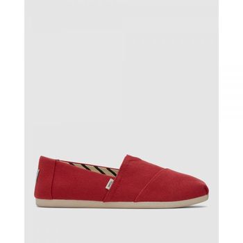TOMS 알파르가타 클래식 여성용 빨간색 캔버스 7224099_이미지