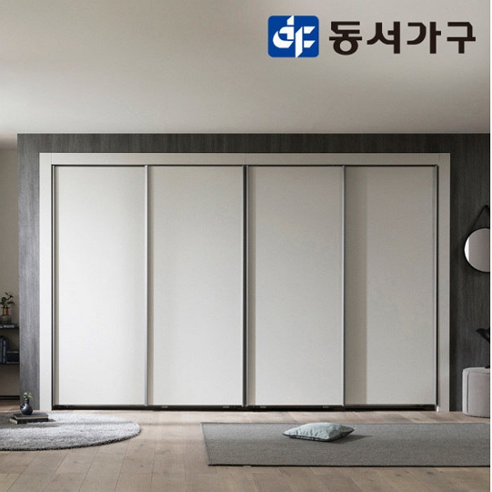 동서가구 피코 베이직 매트 슬라이딩 붙박이장 (10cm)_이미지