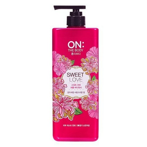 LG생활건강 온더바디 스위트 러브 퍼퓸 바디워시 900g (3개)