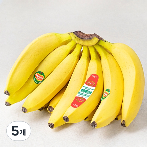 Dole 필리핀 바나나 1.4kg 내외 (5개)_이미지