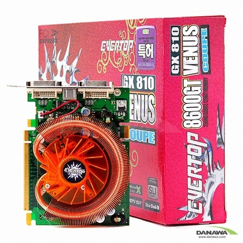 EVERTOP 지포스 8600GT 비너스쿠페 DDR3 256MB GX810