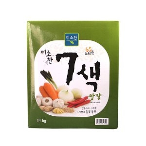 미소찬 7색쌈장 지함 14kg_이미지