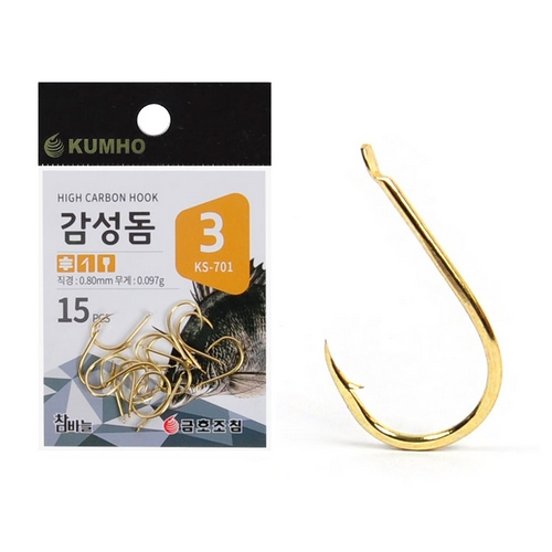 금호조침 KS-701 감성돔 참바늘 골드_이미지
