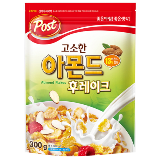 동서식품 포스트 고소한 아몬드 후레이크 300g (2개)_이미지
