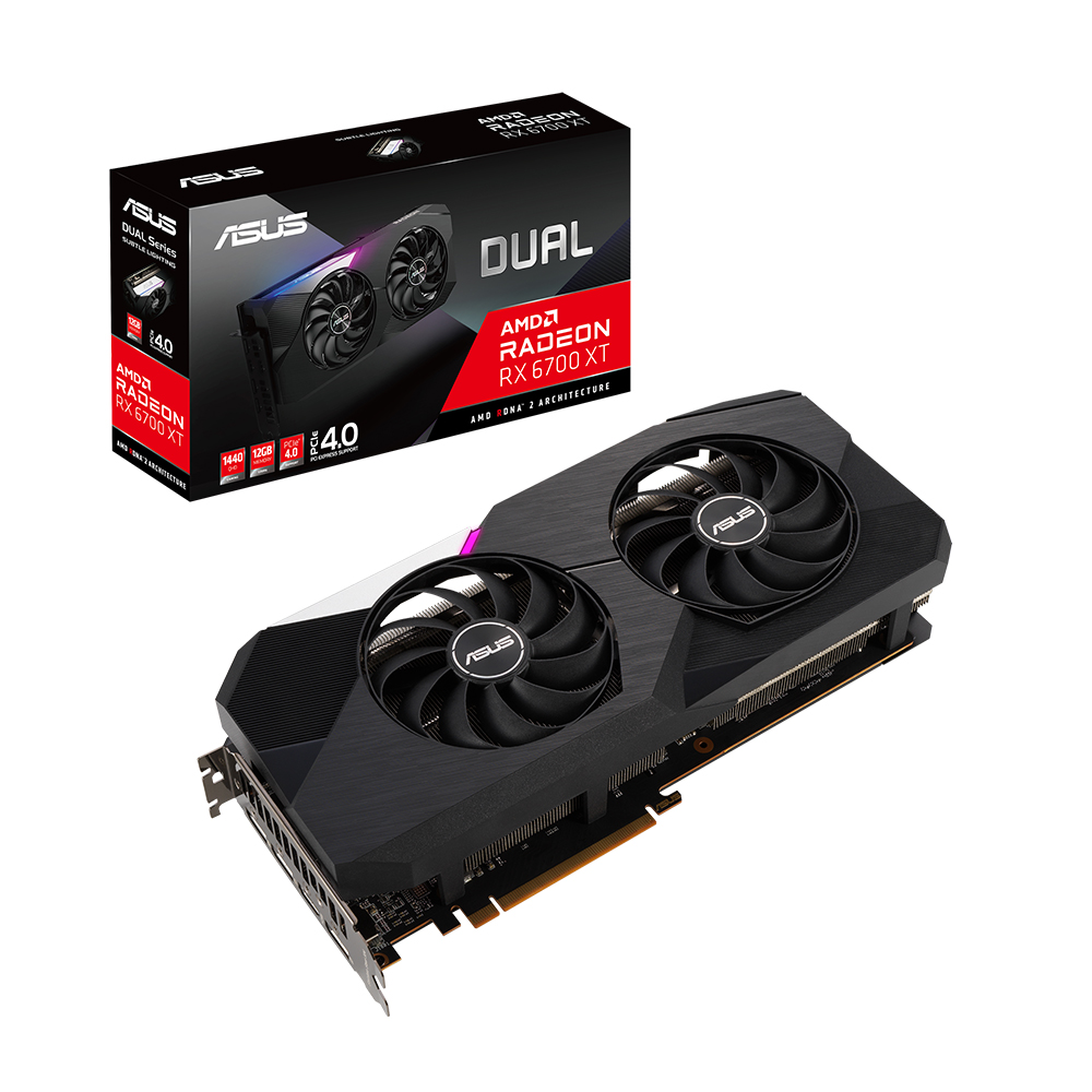 ASUS DUAL 라데온 RX 6700 XT D6 12GB