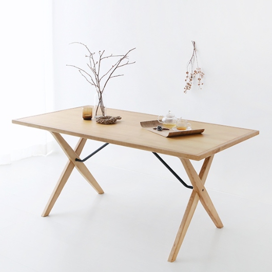 마켓비 ALTTO 16585H76 숭카이나무 식탁 1650 (의자별도)_이미지