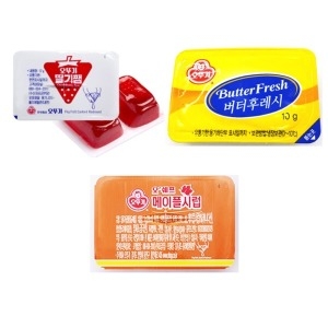 딸기쨈 버터 메이플시럽 디스팬팩 24개 모음