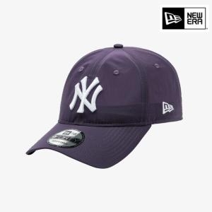 뉴에라 MLB 뉴욕 양키스 나일론 메탈 언스트럭쳐 볼캡 퍼플 14205945