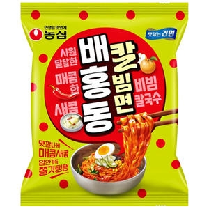 농심 배홍동 칼빔면 128g (28개)_이미지