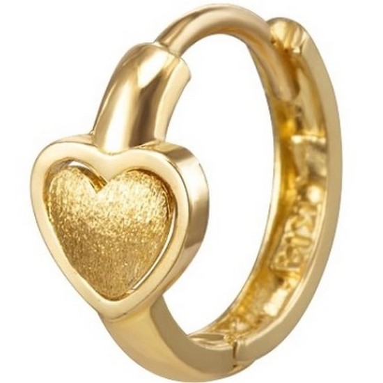 골드앤 14K 하트리오 귀찌