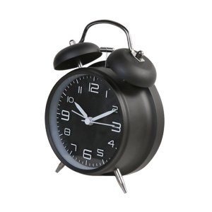 히키스 무소음 초침 헤머벨 탁상용 알람시계 Intern_이미지