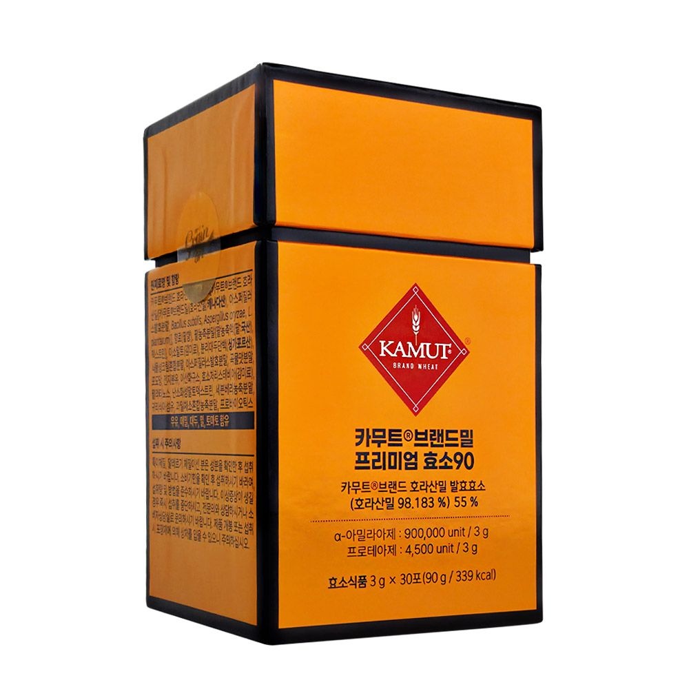 코스팜 그레인온 카무트 브랜드밀 프리미엄 효소90 3g 30포 (9개)_이미지