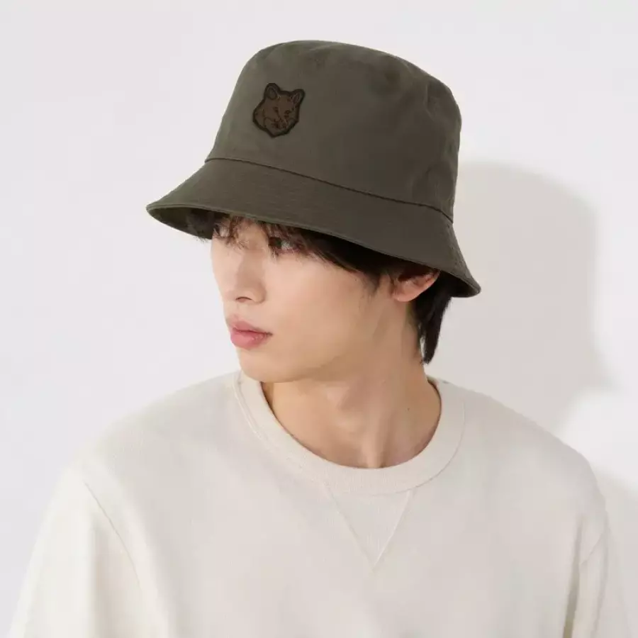 메종키츠네 헤드 패치 버킷햇 LM06113WW0088-P360 1745127_이미지