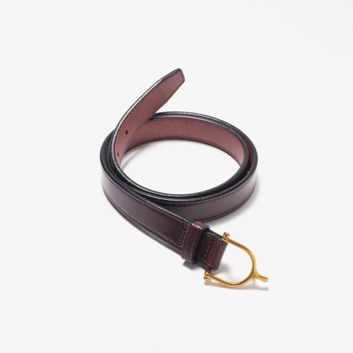 샌프란시스코마켓 2352 SPUR BUCKLE BELT DARK BROWN / TRD2M80006A51