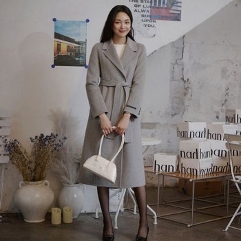 잇미샤 벨티드 캐시미어 핸드메이드 코트 ITOBZHL790