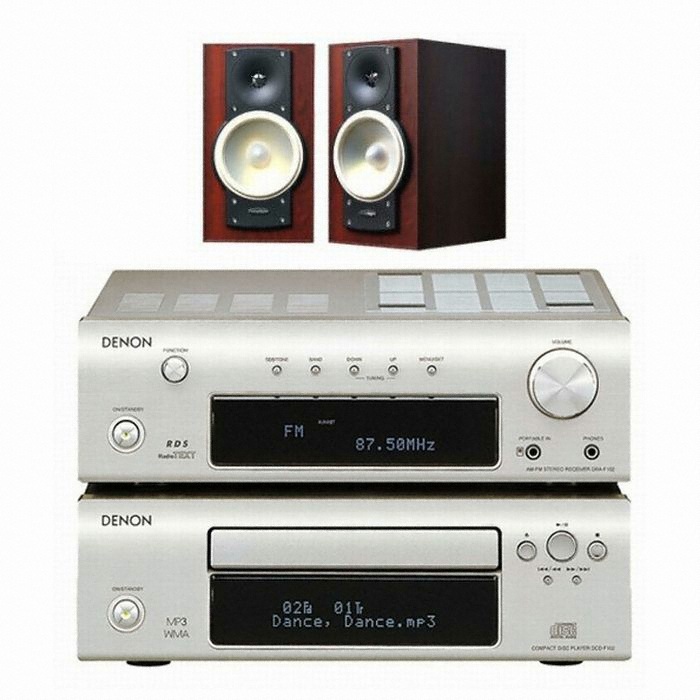 데논 DRA-F102 + DCD-F102 + 패러다임 Atom V6_이미지